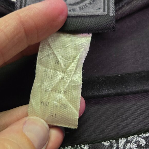 Vintage 90s Cykxtees Gothic Renaissance Medieval Vampire Velvet Dress - Picture 11 of 16